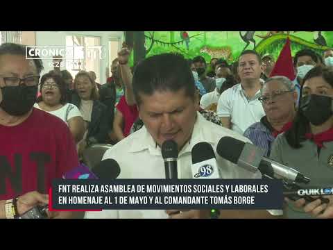 Organizaciones de trabajadores reiteran respaldo al Gobierno de Nicaragua