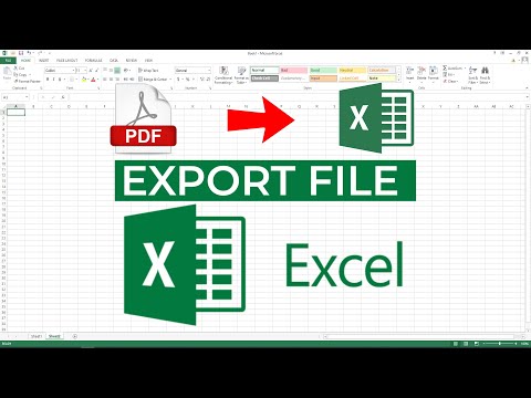 Microsoft Excel For Work  การExportfilePDFเป็นExcel