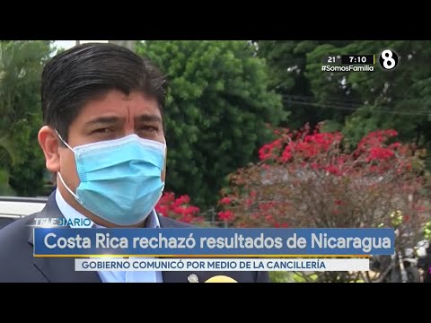Costa Rica rechazó resultados de las elecciones en Nicaragua