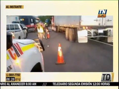 Se reporta triple colisión en ruta Escuintla-Siquinalá