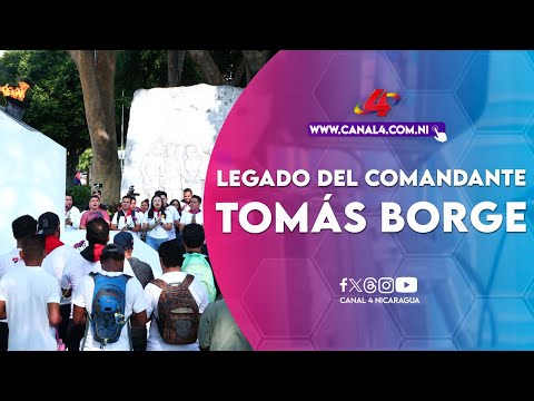 Juventud nicaragüense rinde homenaje al legado inmortal del Comandante Tomás Borge