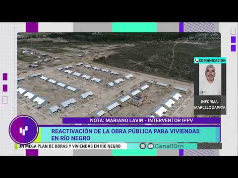 Reactivación de la obra pública para viviendas en Río Negro