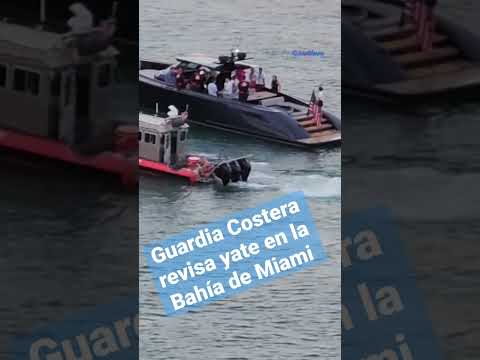 Guardia Costera detiene yate en la Bahía de Miami
