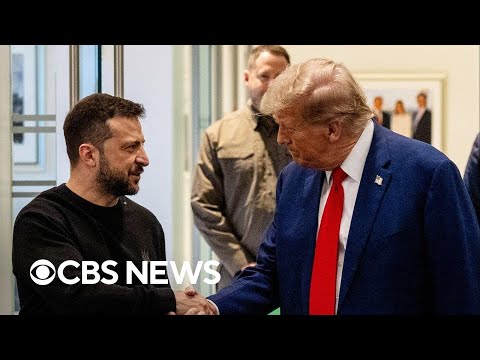 Trump meets with Zelenskyy ahead of Michigan campaign stops