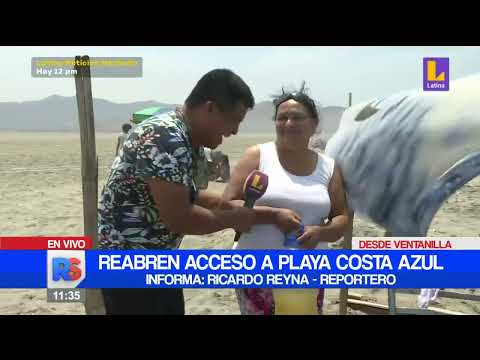 Reabren acceso a playa Costa Azul en Ventanilla