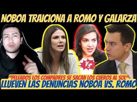 Daniel Noboa TRAICIONA a Ana Galarza y María Paula Romo “El fin de CONSTRUYE”
