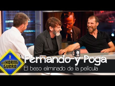 El beso de Fernando Tejero y José Manuel Poga que eliminaron en la película - El Hormiguero