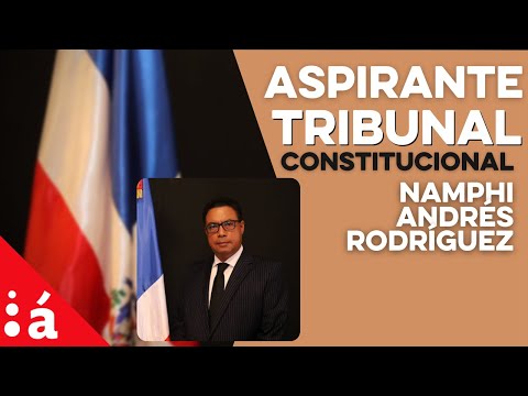 Namphi Andrés Rodríguez, aspirante al Tribunal Constitucional, ante el CNM