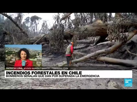 Informe desde Santiago: Bomberos de Viña del Mar dan por superada la emergencia de los incendios