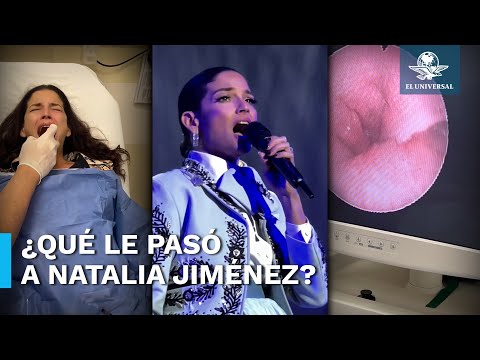 Natalia Jiménez es hospitalizada tras concierto en CDMX