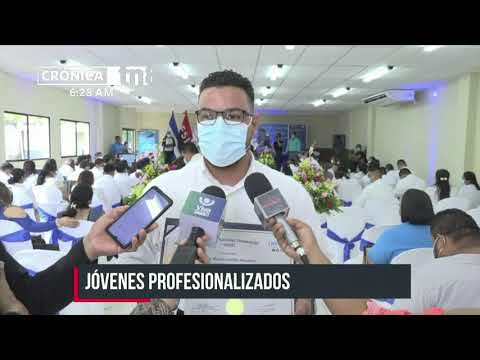 Jóvenes emprendedores de Masaya son certificados en escuelas de oficio - Nicaragua
