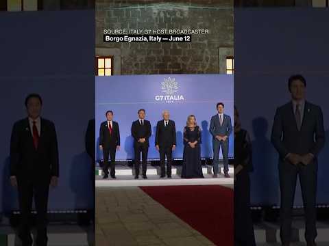 G-7 Leaders Pose for Group Photo in Italy