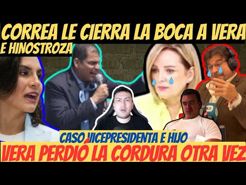 Rafael Correa le cierra la boca a Hinostroza y Carlos Vera por mentir sobre Verónica Abad