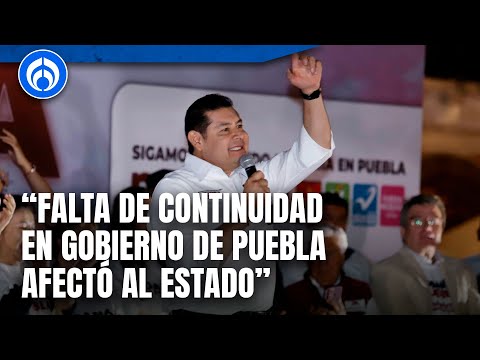 Alejandro Armenta asegura que trabajará junto a Sheinbaum para que Puebla crezca