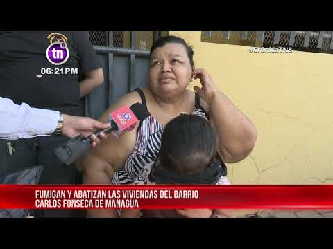 Brigadistas del MINSA visitan casas del barrio Carlos Fonseca- Nicaragua