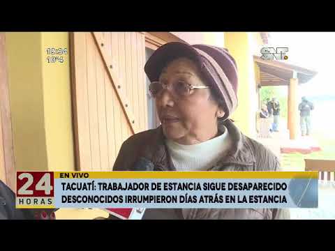 Tacuatí: Trabajador de estancia sigue desaparecido