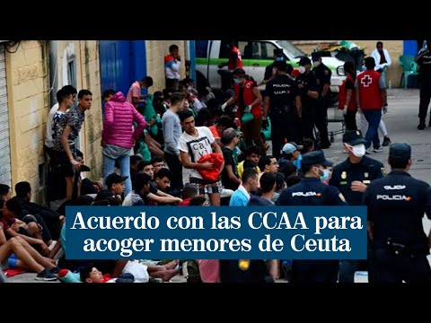 Acuerdo con las CCAA para acoger menores de Ceuta tras comprometerse a destinar 5 millones