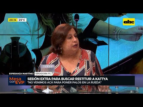 Retorno de Kattya González: ‘’Nosotros no podemos comenzar el año sin tener un gesto democrático’'