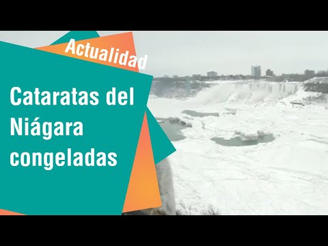 Imágenes de las cataratas del Niágara congeladas impactan al mundo