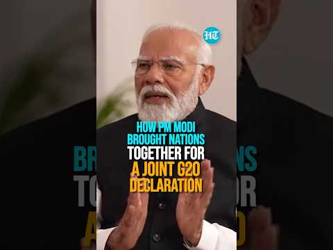 PM Modi Discloses How He Convinced World Leaders Over G20 Declaration