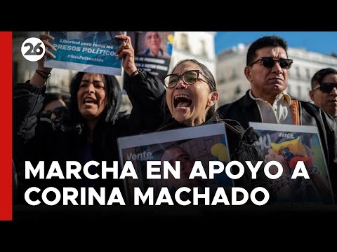 ESPAÑA | Marcha en apoyo a Corina Machado
