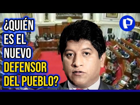 Congreso elige a Josué Gutiérrez como nuevo Defensor del Pueblo