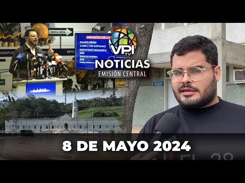Noticias de Venezuela hoy en Vivo  Miércoles 8 de Mayo de 2024 - Emisión Central - Venezuela