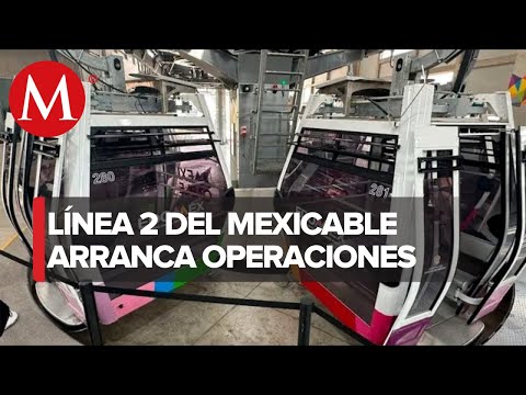 Línea 2 del Mexicable inicia operaciones; conecta Edomex con CdMx