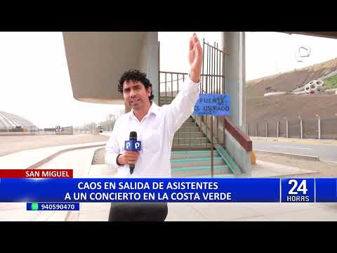 San Miguel: reportan caos y largas colas tras salida en concierto de Fito Páez