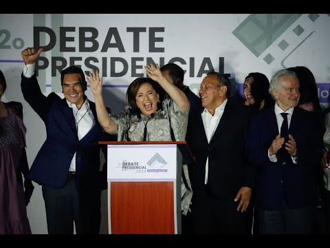 Xóchitl Gálvez también asegura haber ganado el debate
