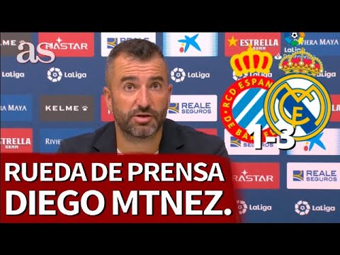 ESPANYOL 1 - REAL MADRID 3 | Rueda de prensa de DIEGO MARTÍNEZ | AS