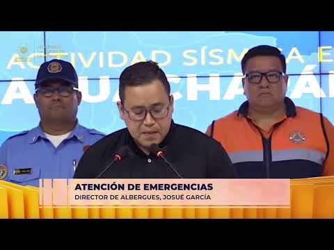 Emergencia por sismos en Ahuachapán