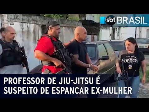 RJ: Professor de jiu-jitsu é preso por suspeita de espancar a ex-mulher | SBT Brasil (29/01/24)