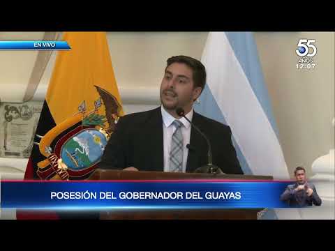 Presidente Daniel Noboa oficializó nombramiento de Vicente Auad como gobernador del Guayas