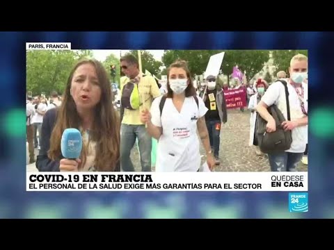Informe desde París: Manifestantes piden más recursos para los hospitales públicos