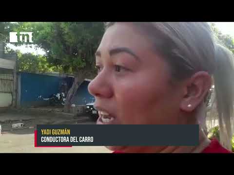 Pasajeros de una caponera terminan en un hospital tras choque en Managua - Nicaragua