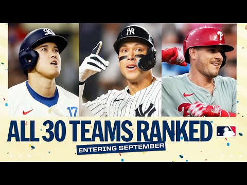 MLB Power Rankings - Week of August 26, 2024 (All 30 teams ranked!)