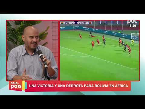 Una victoria y una derrota para Bolivia en África