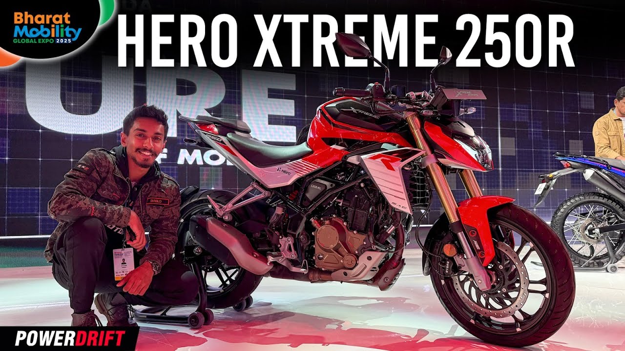 Hero Xtreme 250 | Rs. 1.79 Lakh | Bharat Mobility Global Expo 2025 | PowerDrift QuickEase