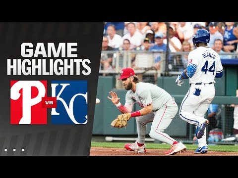 Phillies vs. Royals Game Highlights (8/24/24) | MLB Highlights