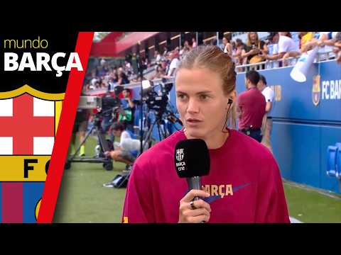 BARÇA FEMENINO | IRENE PAREDES y CATA COLL: El Gamper para nosotras es un trofeo muy importante