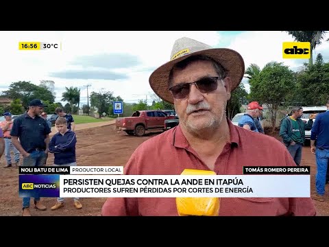 Persisten quejas contra la Ande en Itapúa