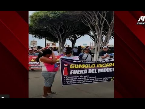 Pacasmayo: pobladores realizan marcha y denuncian falta de agua desde hace 3 meses