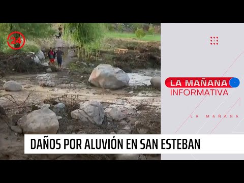 Alcalde de San Esteban tras aluvión: Tenemos alrededor de ocho viviendas afectadas