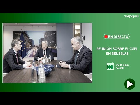 EN DIRECTO | Comparecencia de Bolaños y González Pons tras la reunión sobre el CGPJ en Bruselas