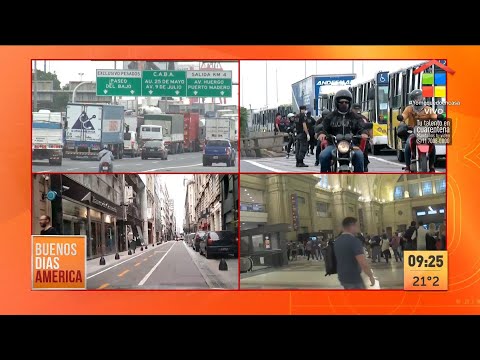 Buenos días América | Cuarentena: accesos con carriles exclusivos para salud y seguridad