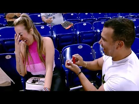 Love is in the air at MLB ballparks!!! (Best love moments at MLB games for Valentines Day)