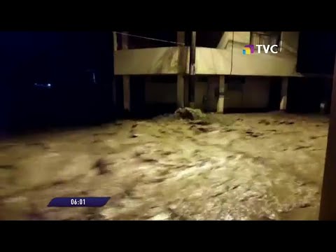 Fuertes lluvias provocaron el desborde del río Quindigua