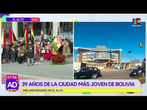 Comienza el mes aniversario de la ciudad de El Alto