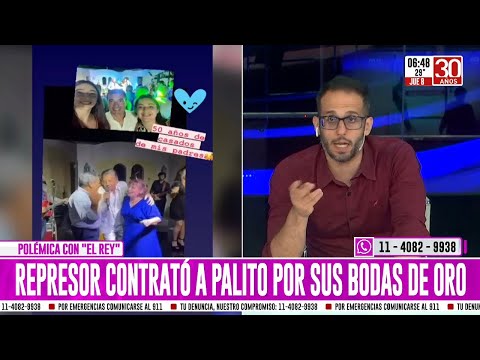 Escándalo en el show de Palito Ortega: participó del festejo un represor con prisión domiciliaria